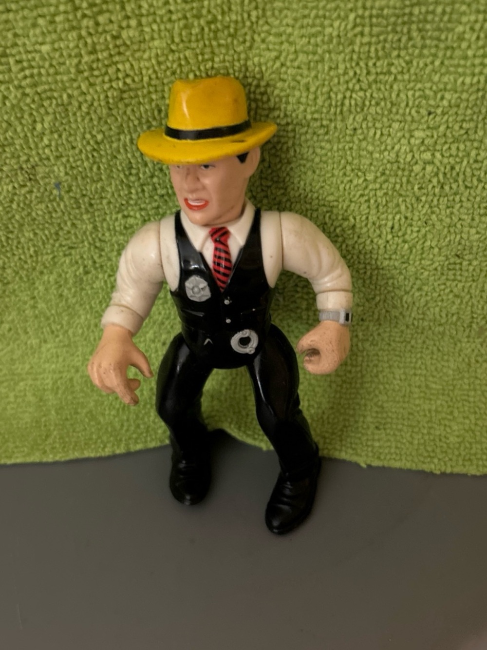 Yellow-Hat Detective Action Figure - Classic Playset Toy